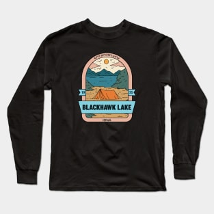 BLACKHAWK LAKE IOWA Long Sleeve T-Shirt